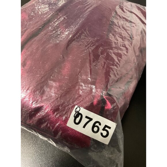 LULUS Devotion to Love Wine Satin One-Shoulder Maxi Dress NWT size XS - Picture 14 of 14